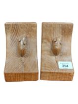 PAIR OF THOMAS MOUSEMAN BOOKENDS
