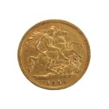 VICTORIAN GOLD HALF SOVEREIGN