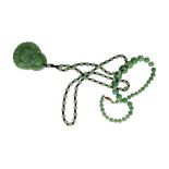 2 JADE NECKLACES