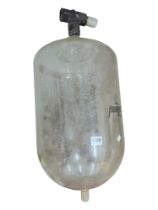 LARGE VINTAGE MILKING PARLOUR GLASS BOTTLE