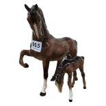 BESWICK HORSE AND FOAL