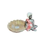 CONTINENTAL GILDED DISH FIGURE