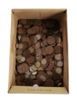 LARGE BOX OF MIXED COINS