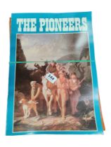 3 LARGE ART BOOKS - THE PIONEERS, ANIMALS & BATTLE