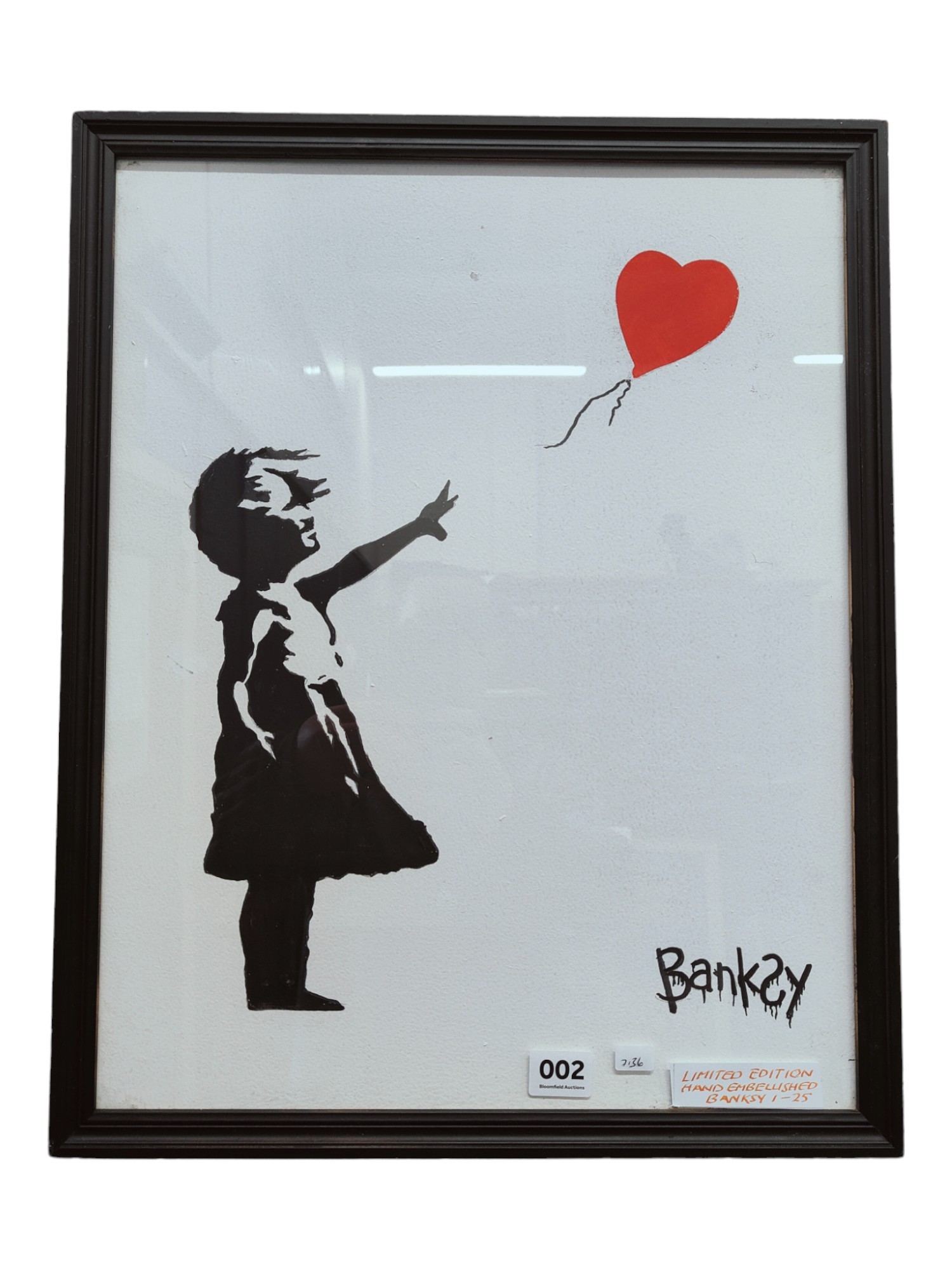 BANKSY - LTD EDITION AND HAND EMBELLISHED