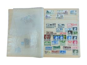4 X STAMP ALBUMS TO INCLUDE DENMARK, GERMANY AND ENGLAND