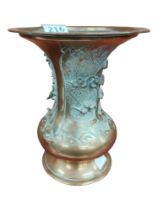 ANTIQUE BRONZE TEMPLE JAR