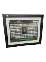 LARGE FRAMED (R.U.C)ROYAL ULSTER CONSTABULARY "OUR MURDERED COLLEAGUES"