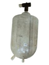 LARGE VINTAGE MILKING PARLOUR GLASS BOTTLE