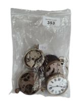 BAG OF POCKET WATCH PARTS