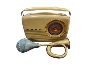 OLD BUSH RADIO & CAR HORN