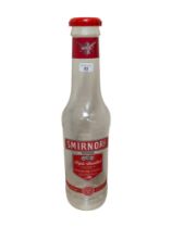 LARGE SMIRNOFF MONEY BOTTLE 23 INCHES