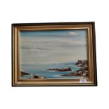 J.KUCSAK - OIL ON BOARD - SEASCAPE 41CM X 29CM