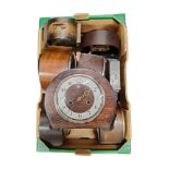 BOX OF MANTLE CLOCKS