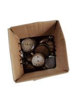 LARGE QUANTITY POCKETWATCHES, PARTS, CASES ETC