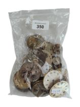 BAG OF POCKET WATCH PARTS