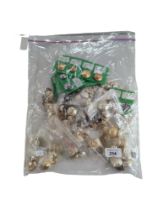 LARGE BAG OF MILITARY BUTTONS