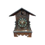 VICTORIAN BLACKFOREST CUCKOO CLOCK - KEY & PENDULUM