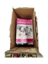 BOX OF VINTAGE THE MAGIGRAM MAGAZINES