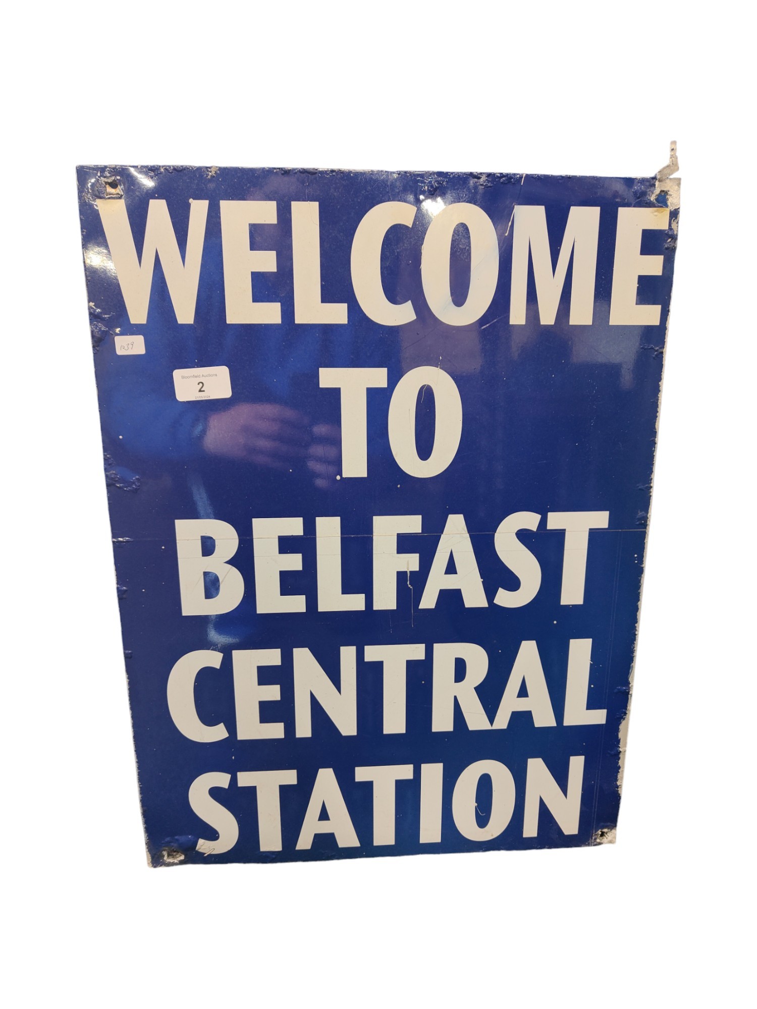 SIGN - WELCOME TO BELFAST CENTRAL STATION