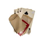 3 LARGE MAGICIANS CARDS ETC