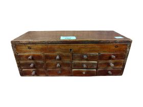 VICTORIAN WATCH MAKERS MULTI DRAWER CABINET