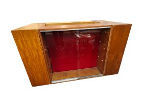 4 MID CENTURY DISPLAY CABINETS