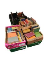5 VARIOUS BOXES OF BOOKS
