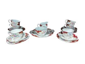 ROYAL ALBERT 21 PIECE CANTERBURY TEA SET