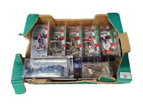 BOX OF MODEL FORMULA 1 CARS