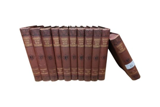 COMPLETE 11 VOLUMES OF 'BARNES ON THE NEW TESTAMENT'