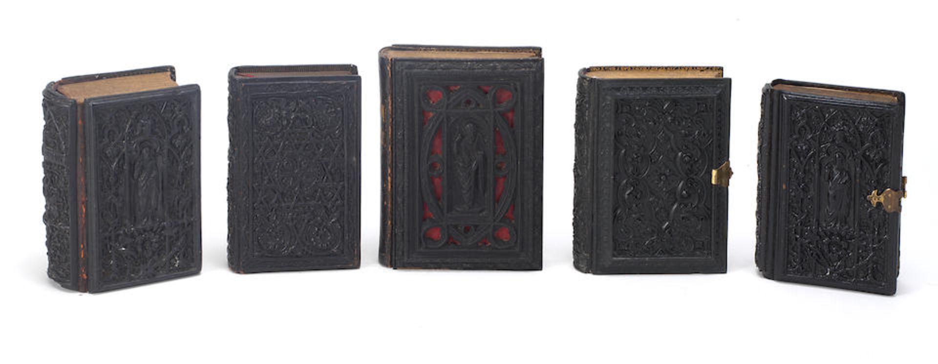BIBLES - PAPIER-MÂCHÉ The Holy Bible, Containing the Old and New Testaments, George E....