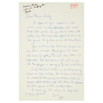 A RONALD REAGAN LETTER MENTIONING HIS BATTLE WITH THE CALIFORNIA UNIVERSITY SYSTEM. REAGAN, RONA...