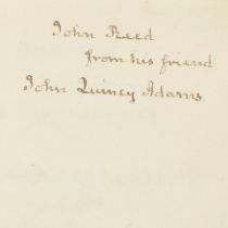 A JOHN QUINCY ADAMS PRESENTATION COPY OF HIS ORATION ON THE DEATH OF LAFAYETTE. ADAMS, JOHN QUIN...