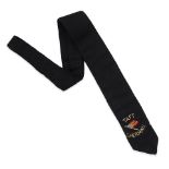 A WILLIAM HOWART TAFT CAMPAIGN NECKTIE. Black silk necktie with 'TAFT / SHERMAN' embroidered ove...
