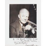 A DWIGHT EISENHOWER PHOTO INSCRIBED TO WILLIAM RUSSELL. EISENHOWER, DWIGHT DAVID. 1890-1969. Pho...