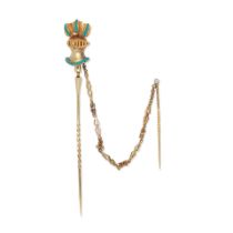 TURQUOISE STICK PIN,