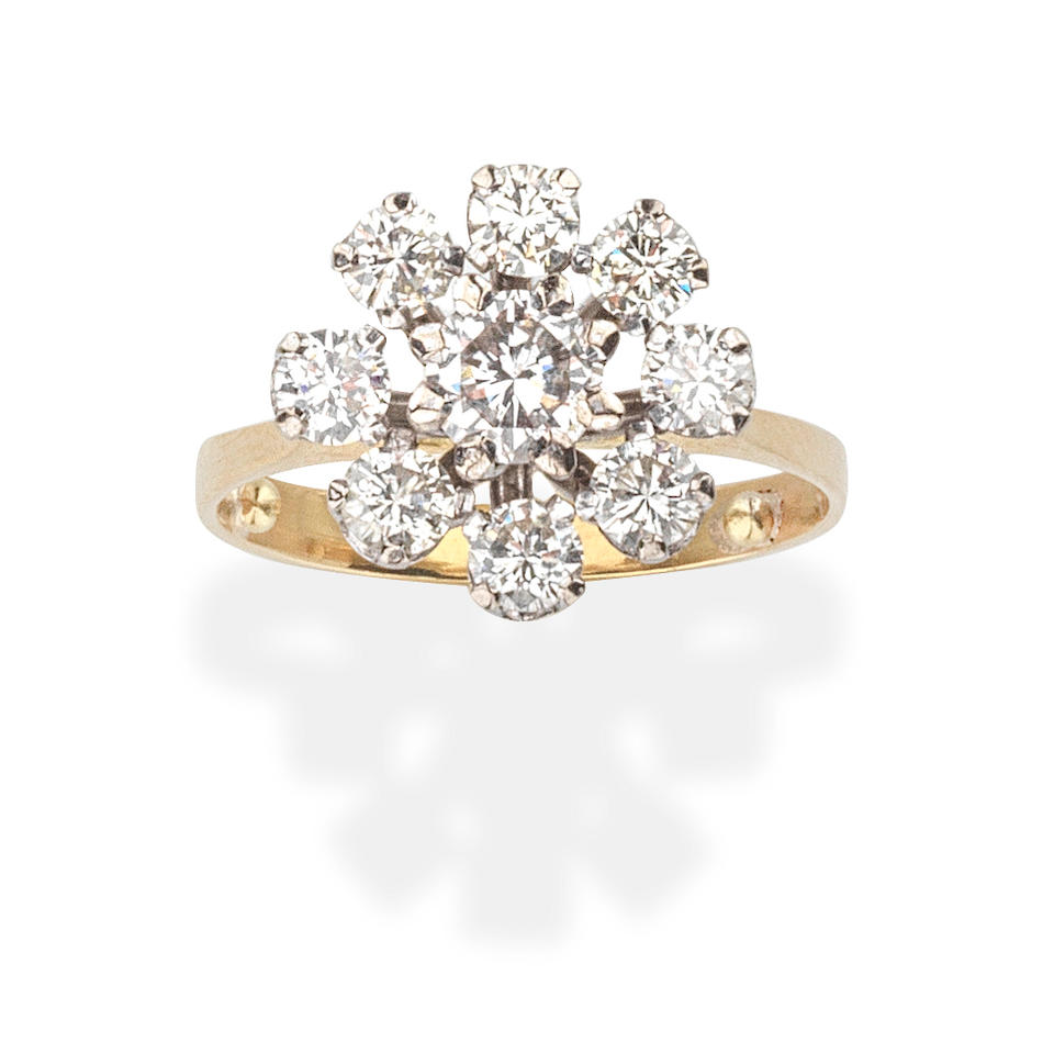 DIAMOND CLUSTER RING