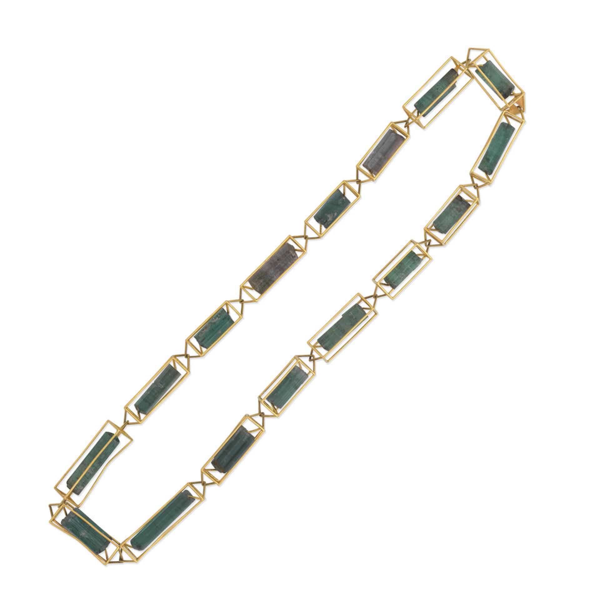 TOURMALINE CRYSTAL NECKLACE - Image 2 of 2