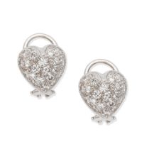 DIAMOND HEART EARRINGS