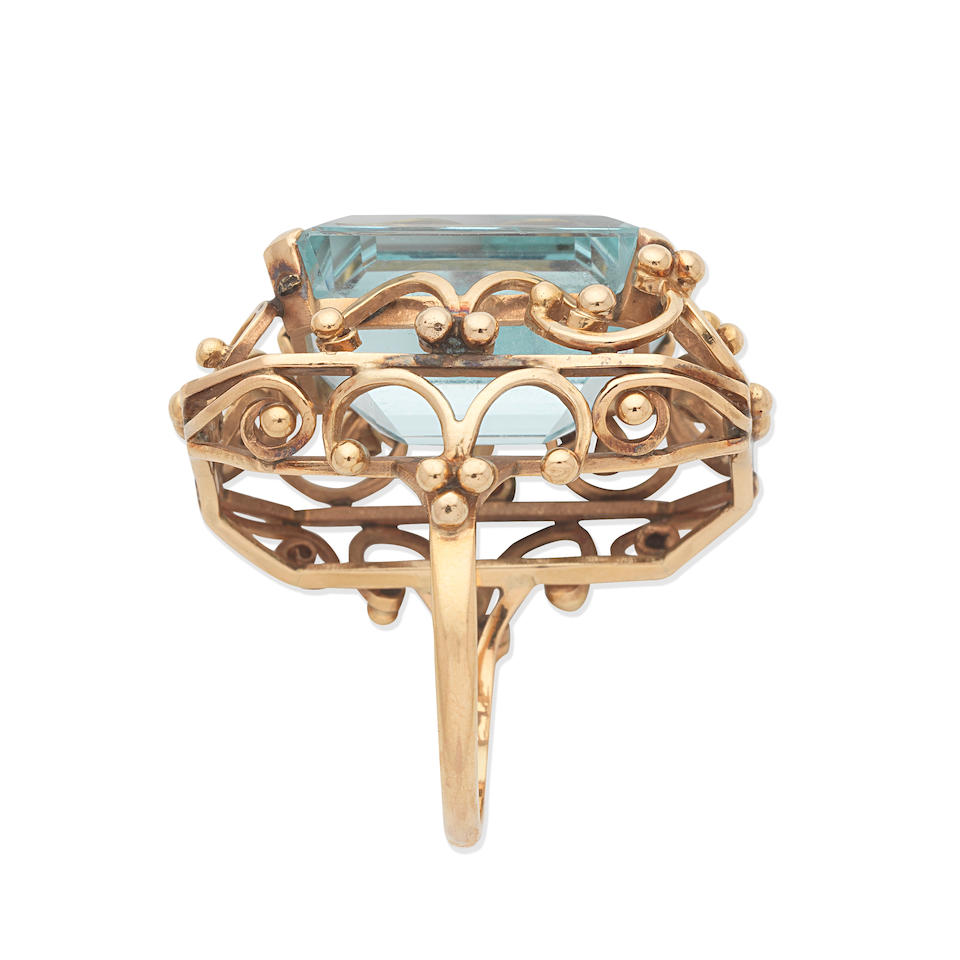 AQUAMARINE RING - Image 3 of 3