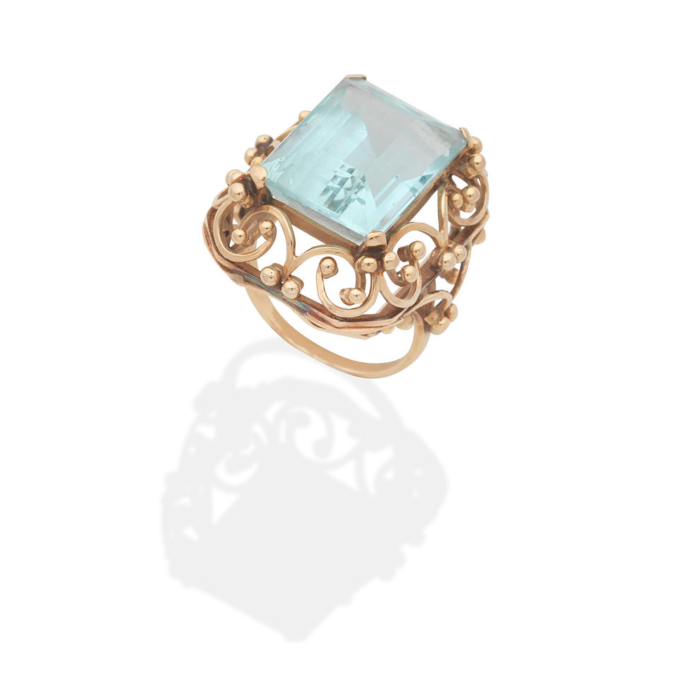 AQUAMARINE RING