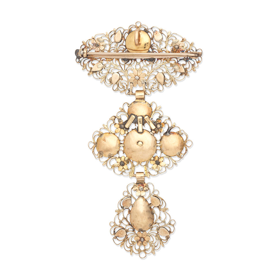 DIAMOND BROOCH/PENDANT, - Image 3 of 3