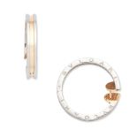 BULGARI: 'B.ZERO1' HOOP EARRINGS