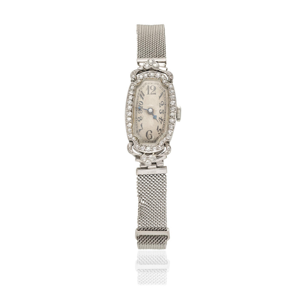 DIAMOND-SET COCKTAIL WATCH