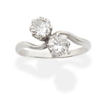 DIAMOND TWO-STONE RING