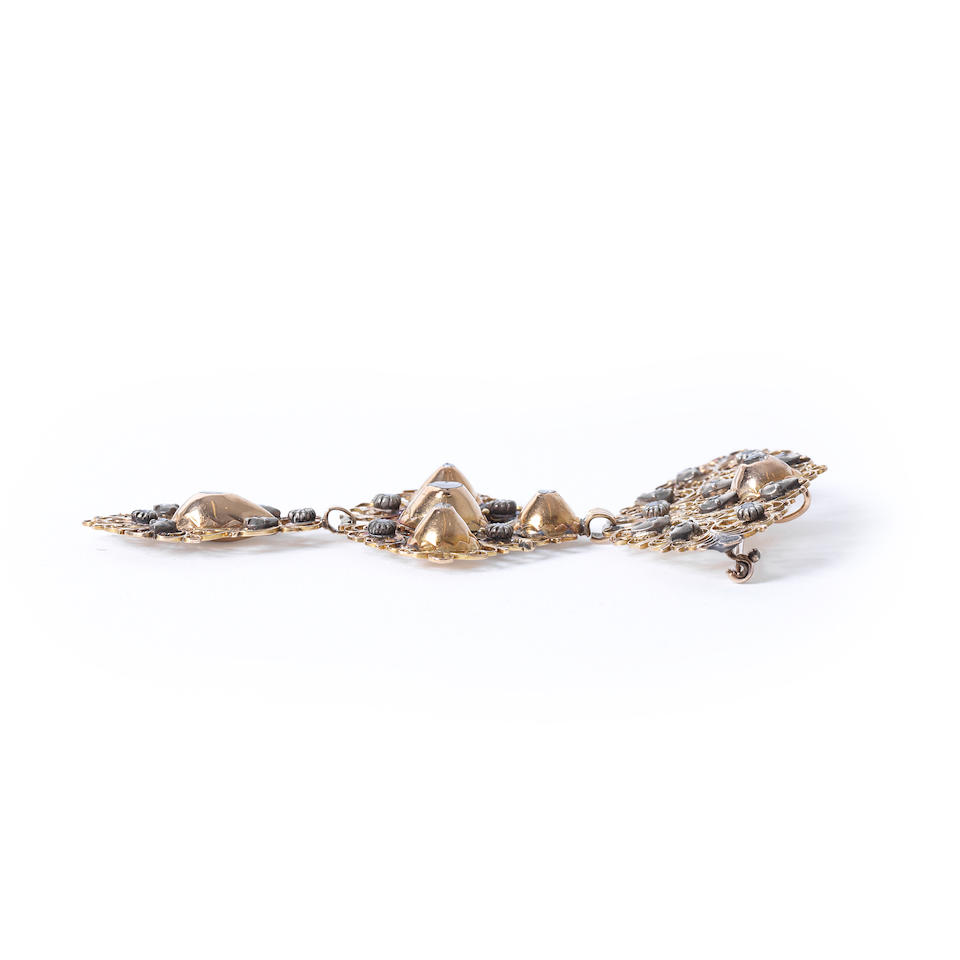 DIAMOND BROOCH/PENDANT, - Image 2 of 3