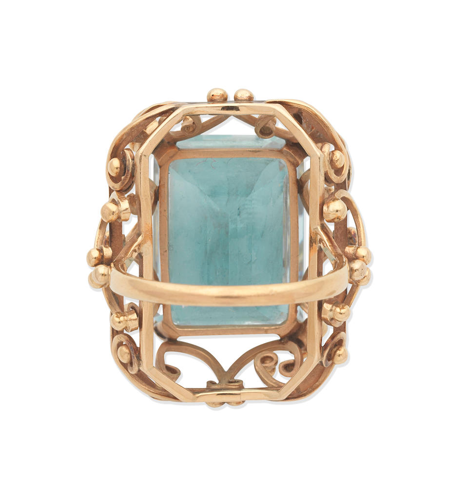 AQUAMARINE RING - Image 2 of 3