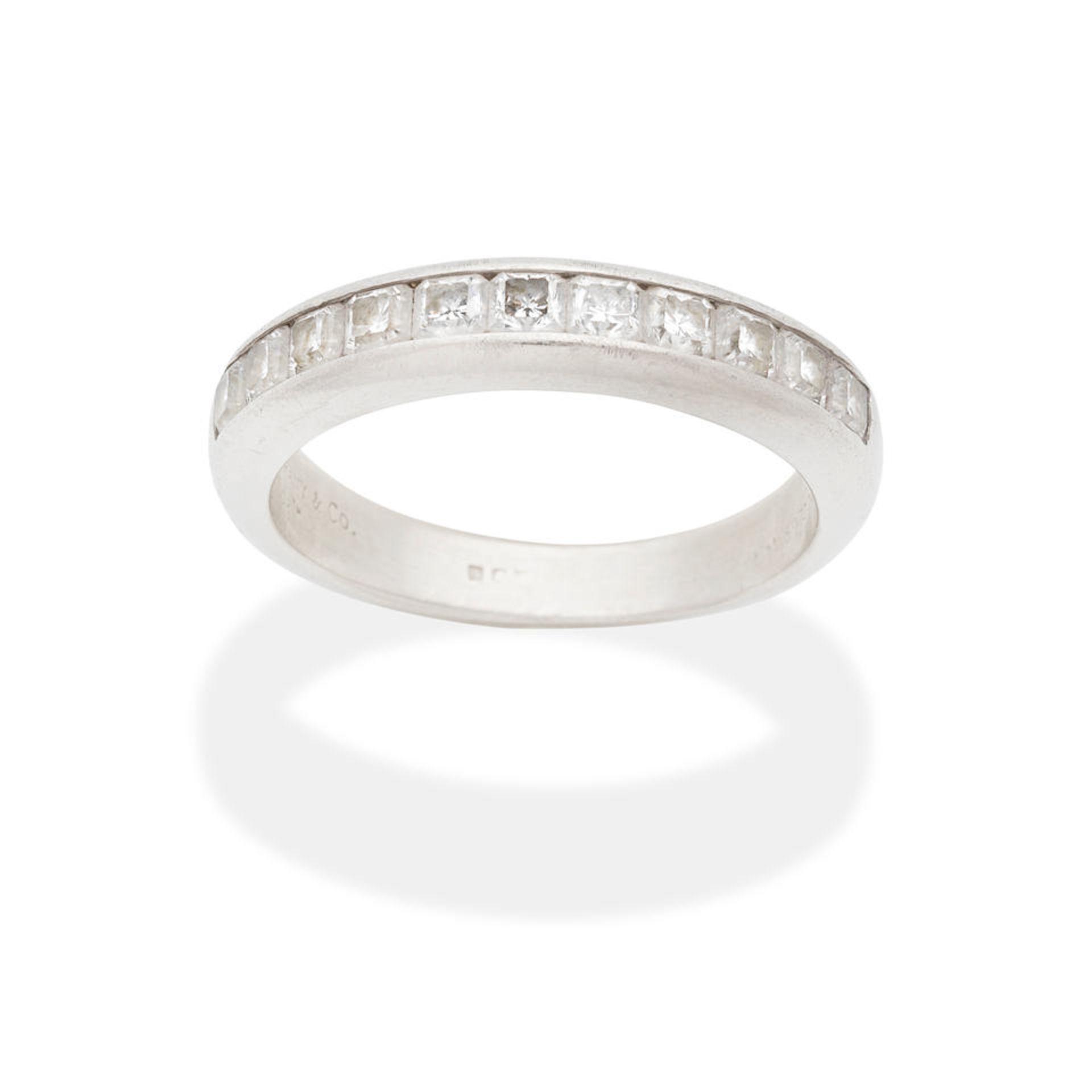 TIFFANY: DIAMOND 'LUCIDA' HALF ETERNITY RING