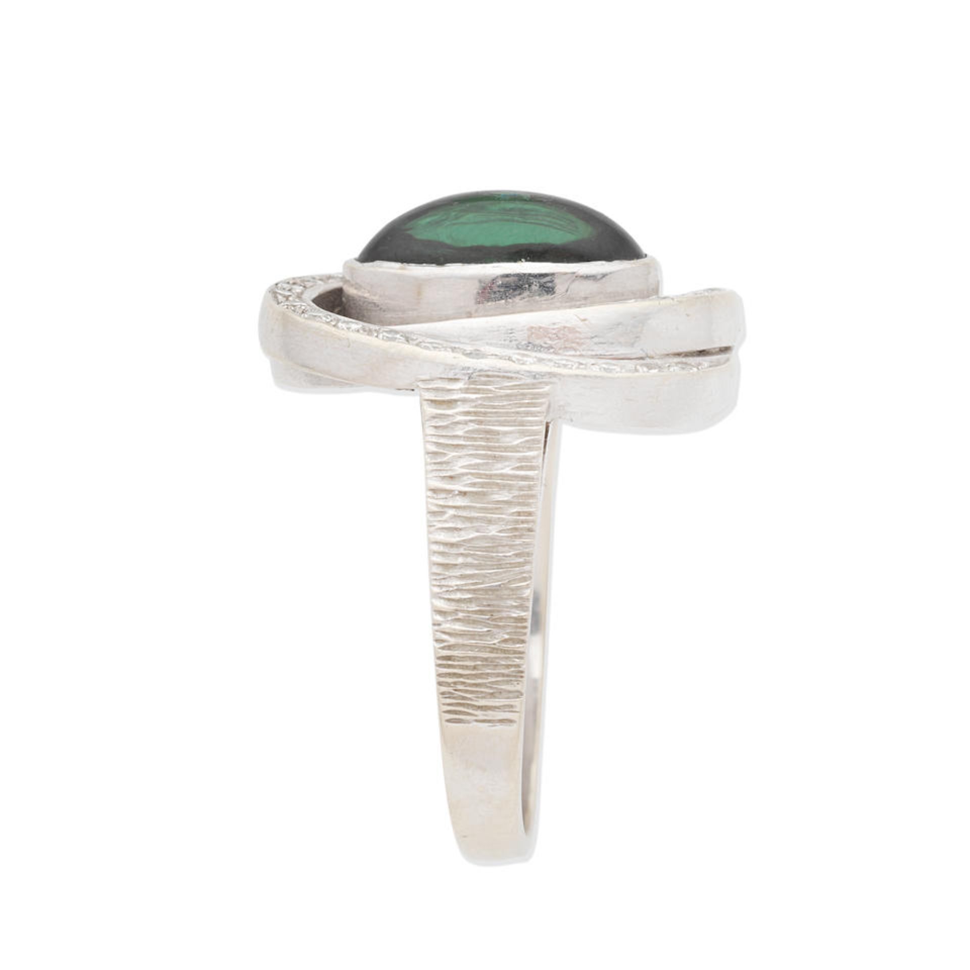 TOURMALINE AND DIAMOND RING - Image 3 of 3